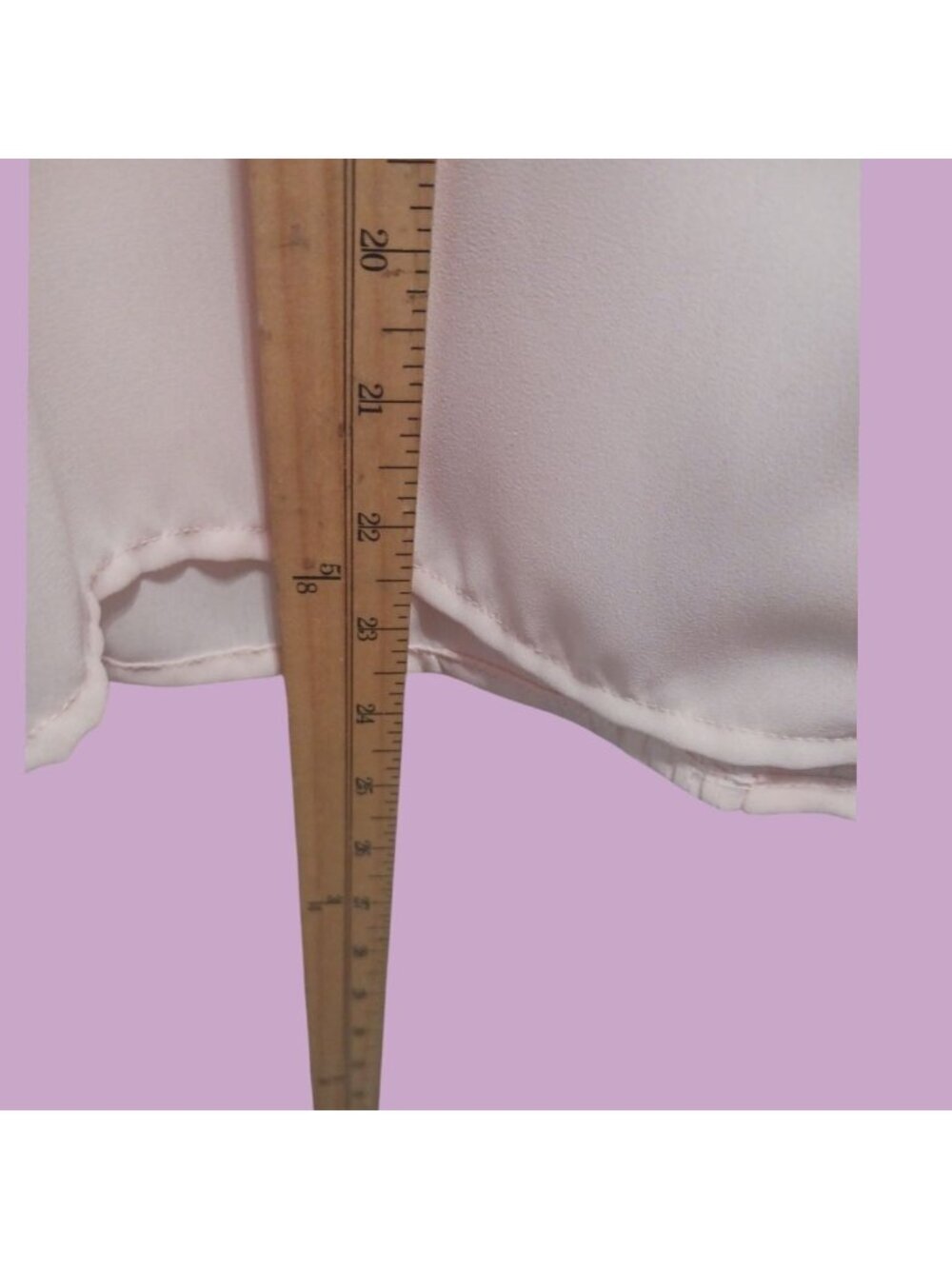 Laura&Jayne WomenBack Button Blouse Embroidered & Pleated Blush Pink Petite 10 - Picture 10 of 10